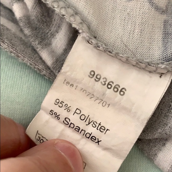 SHEIN‎ Size Large Floral Striped Short Sleeve Tee - Picture 8 of 9